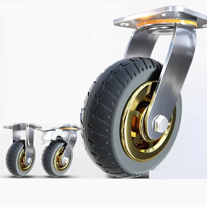 1 шт. 8 дюймов сверхпрочные колесики Универсальный колеса направленного