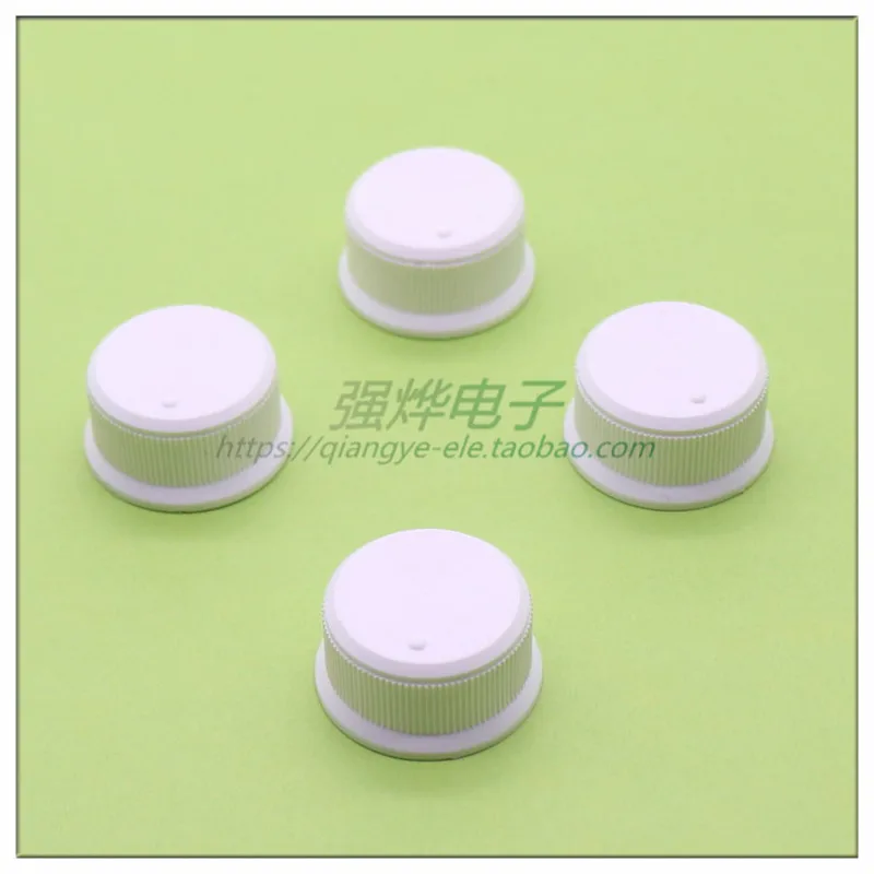10 pieces 24MM*12MM white plastic knob volume adjustment potentiometer flower shaft inner hole diameter 6MM | Обустройство дома