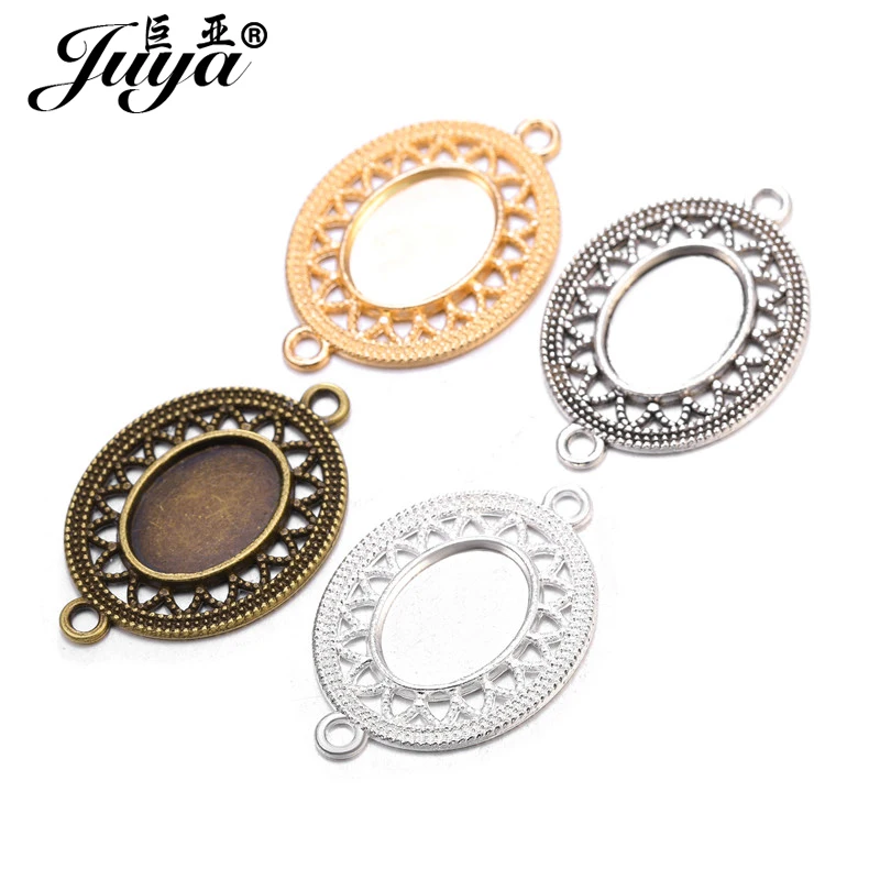 10 шт. овальные кулоны с кабошоном 13 х18 мм|Ювелирная фурнитура и компоненты| |