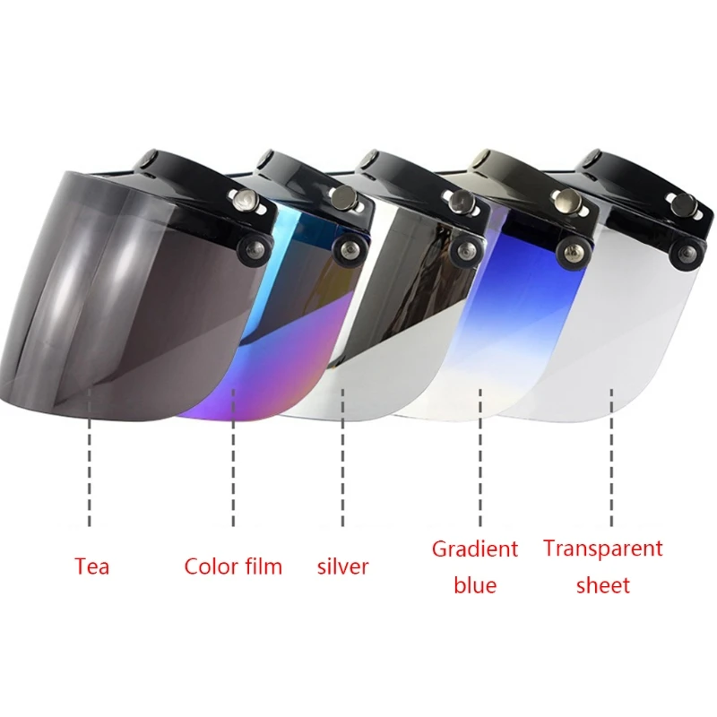 

Ветрозащитный козырек с 3 защелками для мотоциклетных шлемов