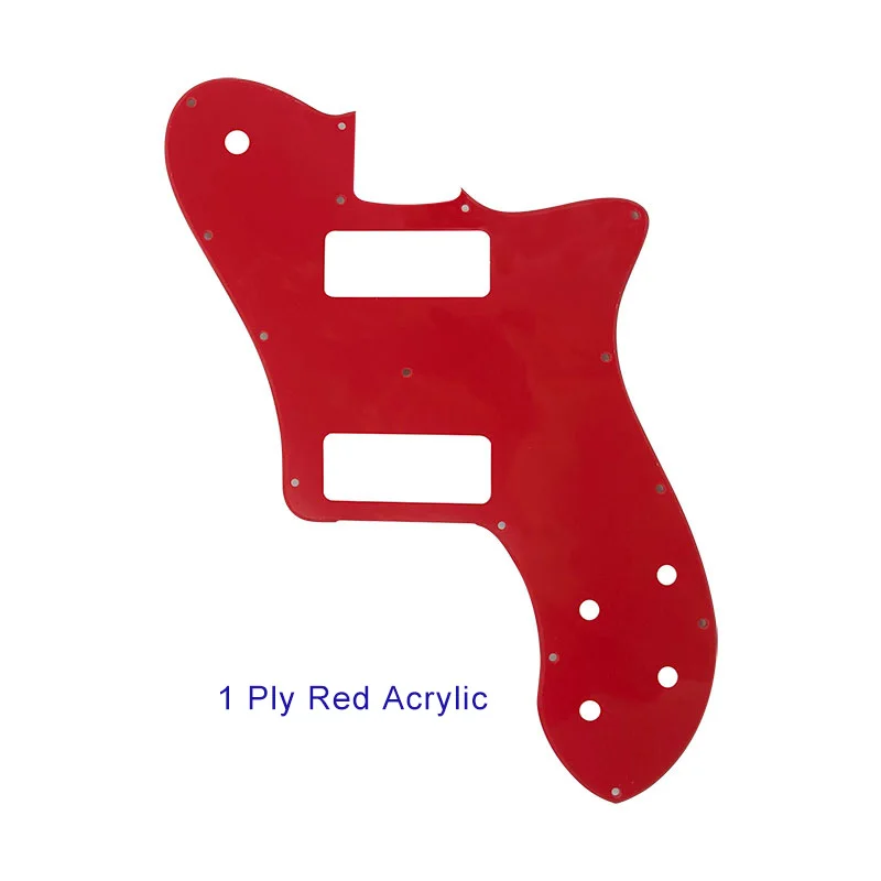 Pleroo пользовательские гитарные детали для США FD 72 Tele Deluxe переделка гитары Pickguard с