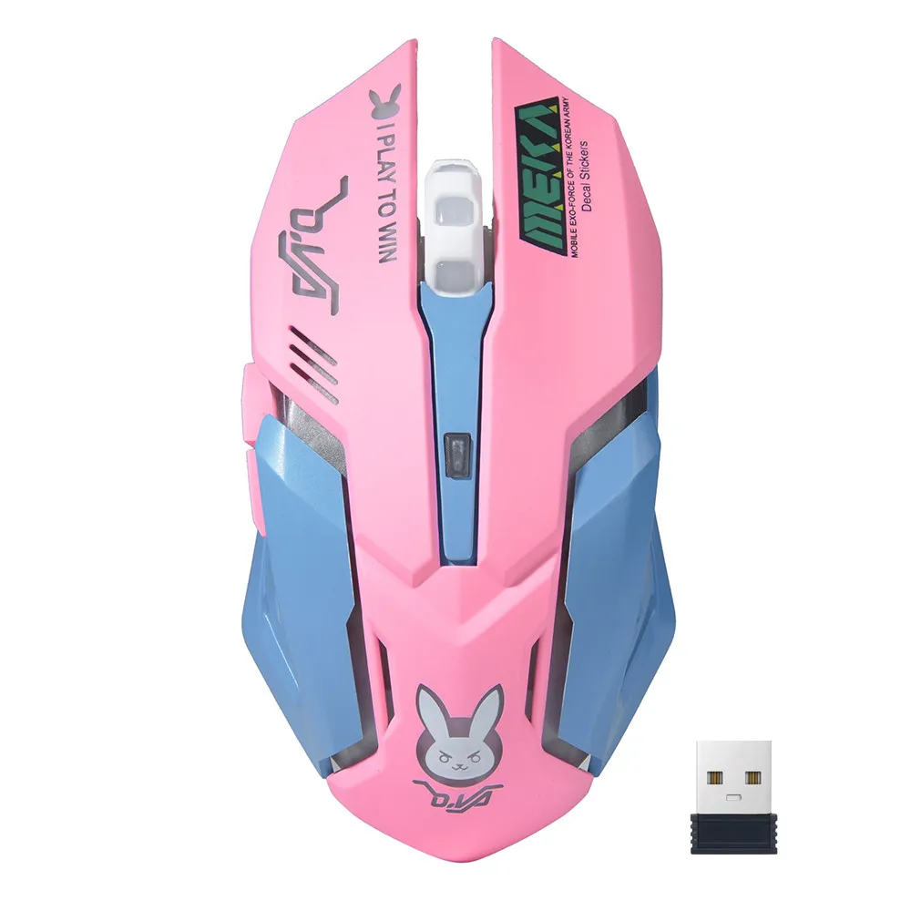 

Rechargeable 2.4G Wireless Mouse 800/1200/1600 DPI Adjustable Noiseless Computer Mice Optical Gaming Mause For MAC Laptop PC