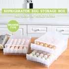 Бытовой двухслойный ящик для хранения яиц, 60 яиц