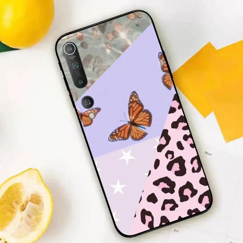 TOPLBPCS красивый голубой монарх прозрачная бабочка пастельный чехол для телефона