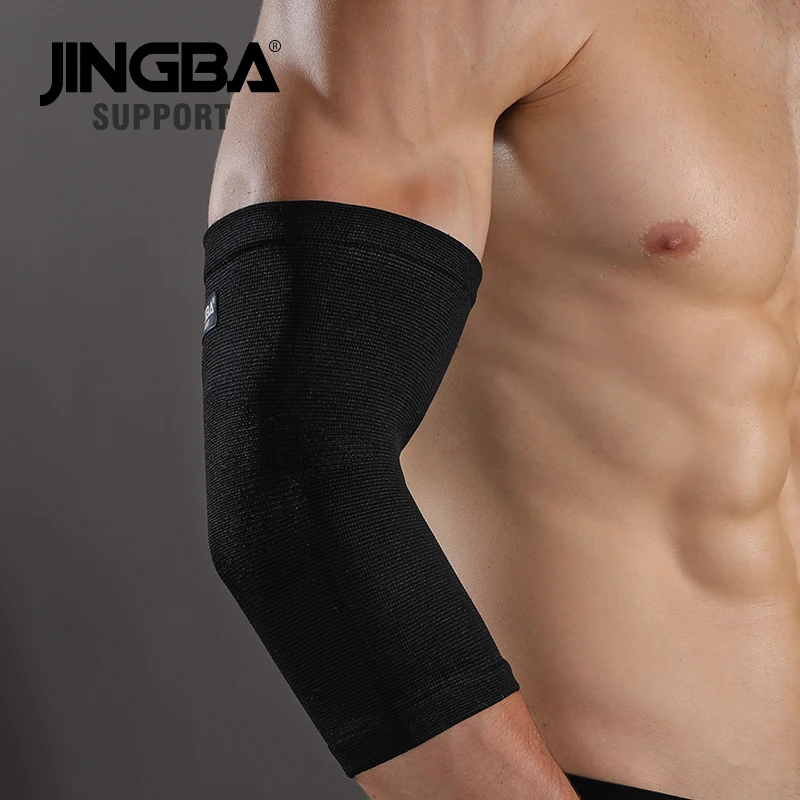 

JINGBA SUPPORT 1PCS Nylon knee Elbow support protector Volleyball Basketball +Wristband boxing hand wraps Support+Ankle support