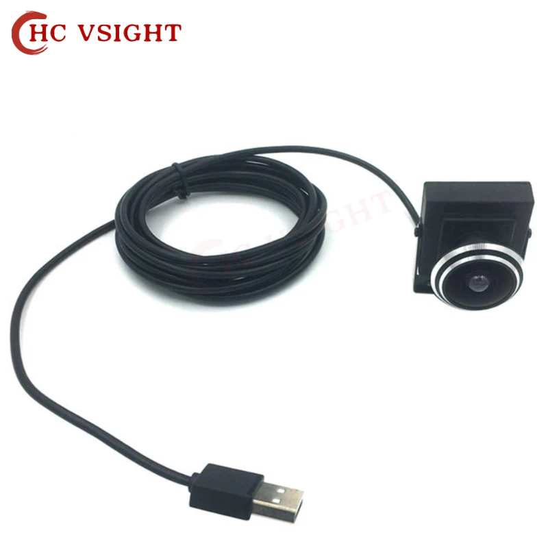 

Wide-Angle HD 1080P 30Fps 1.78MM Lens USB Camera Free Drive Plug-And-Play Small Household Cat Eye Camera