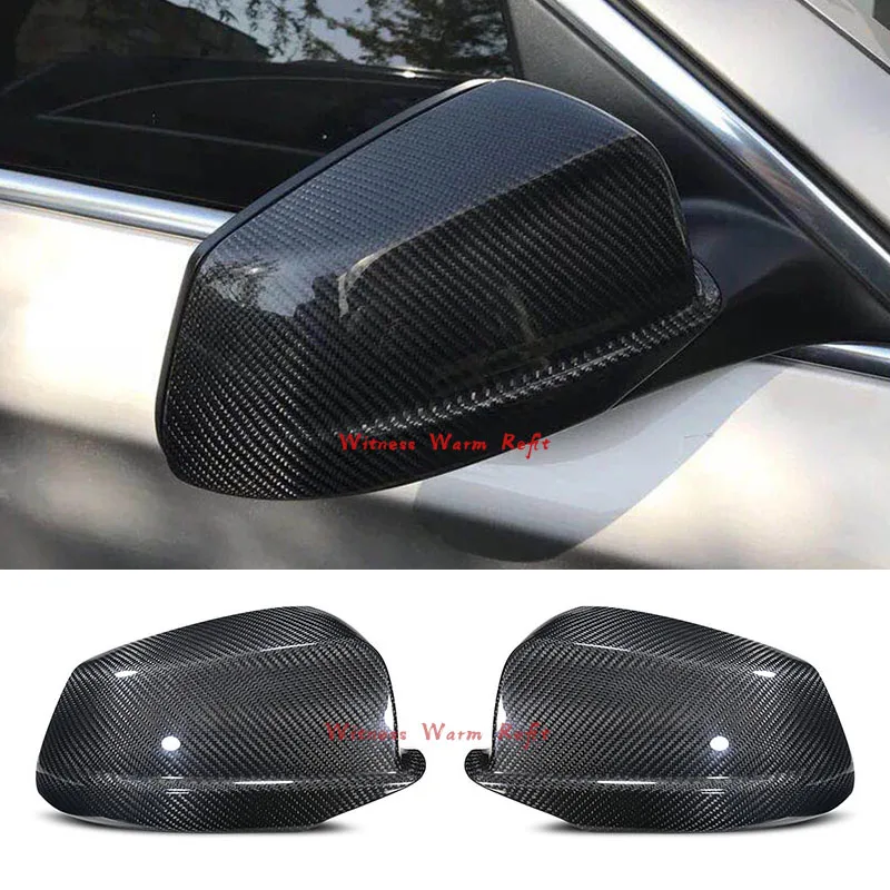 Запасная крышка для зеркала заднего вида F10 из углеродного волокна автомобильный