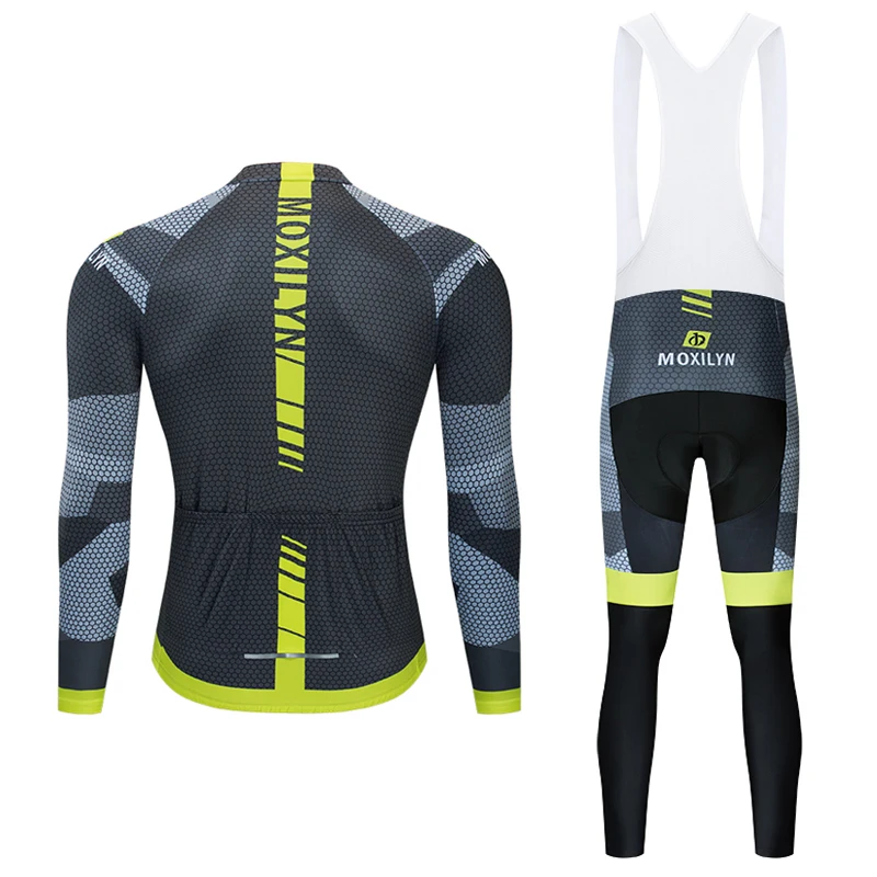 Moxilyn зимние теплые флисовые майки для велоспорта комплект Майо Ropa Ciclismo Invierno MTB велосипедная Одежда для велоспорта спортивная одежда