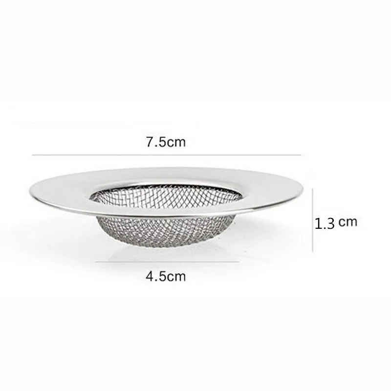 

1pc Stainless Steel Sink Sewer Filter Household Bathtub Stopper Bathroom Sewer Floor Drain Kitchen Anti-clog Tools Accessories