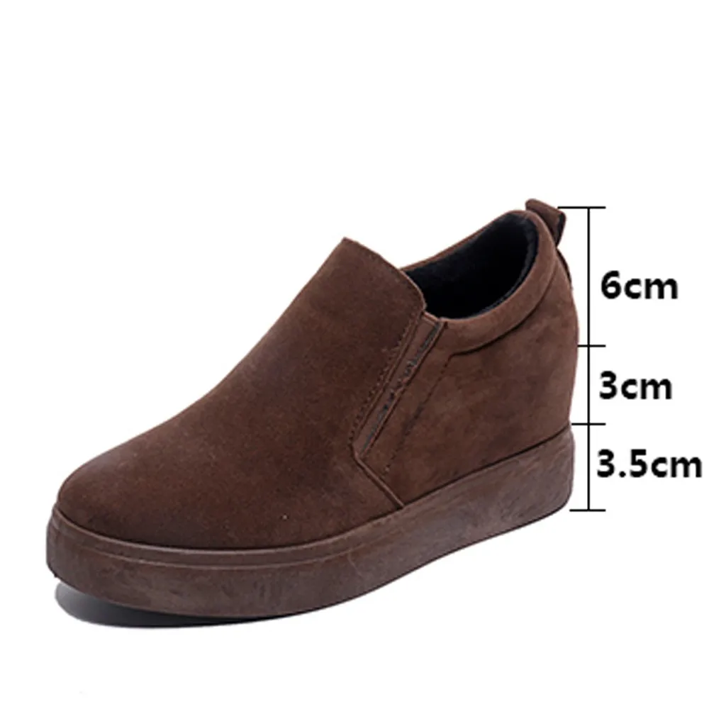 Замшевые женские кроссовки коллекция 2019 года дышащая обувь на танкетке из