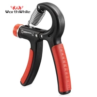 worthwhile 5 60kg gym fitness hand grip men adjustable finger heavy exerciser strength for muscle recovery hand gripper trainer
