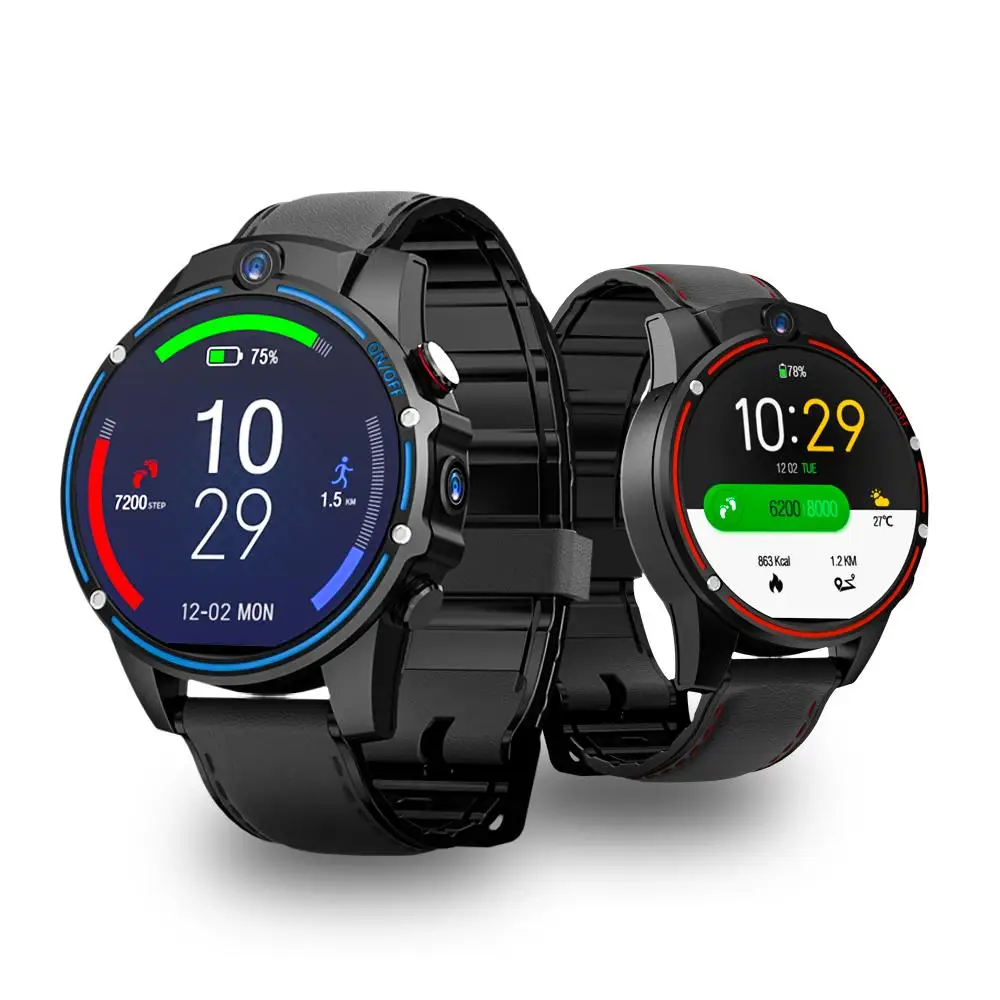Kospet Vision Смарт-часы телефон 1 6 дюймов 4G-LTE 3g + 32G 8.0MP фронтальная двойная камера