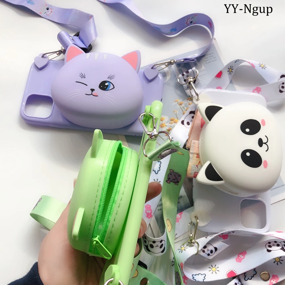 Чехол-кошелек для Redmi 6a, 7a, 8a, чехол для Xiaomi Redmi 8, чехол Kawaii, 3D, сделай сам, силиконовый чехол для Xiaomi Redmi 6, 7, 8, 6A, чехол с ремешком