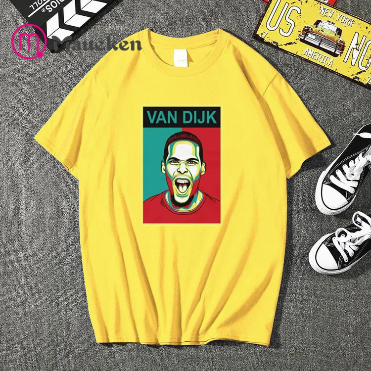 

2020 van Dijk 4 cool Summer Casual T Shirt short sleeve O-Neck Tee Tops you'll never walk alone t-shirt