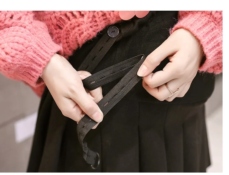 Afei Tony 2019 осенние модные мини юбки для беременных с высокой талией талии живота