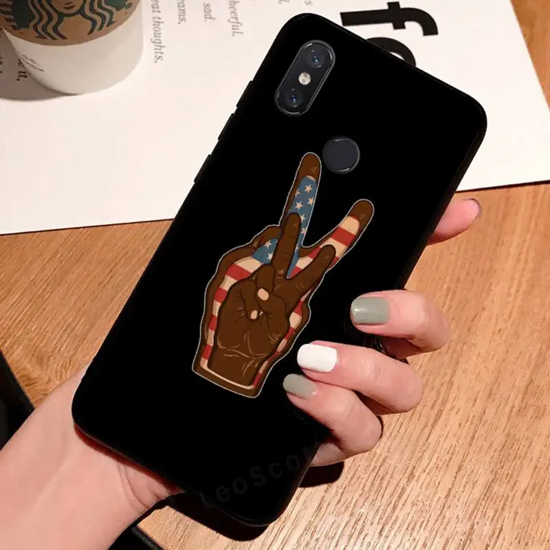 

Phone Case For Xiaomi Redmi 7 8 9t a3 9se k20 mi8 max3 lite 9 note 9s 10 pro Black Lives Matter BLM