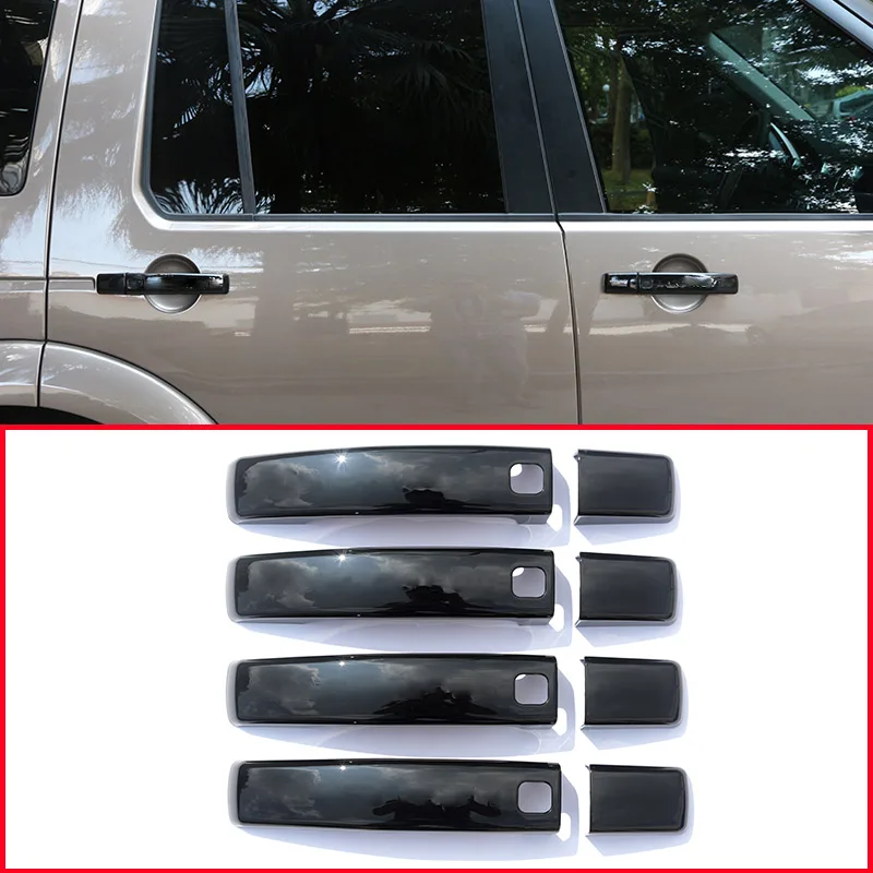 8 штук хромированные дверные ручки декоративная накладка для Ленд Ровер