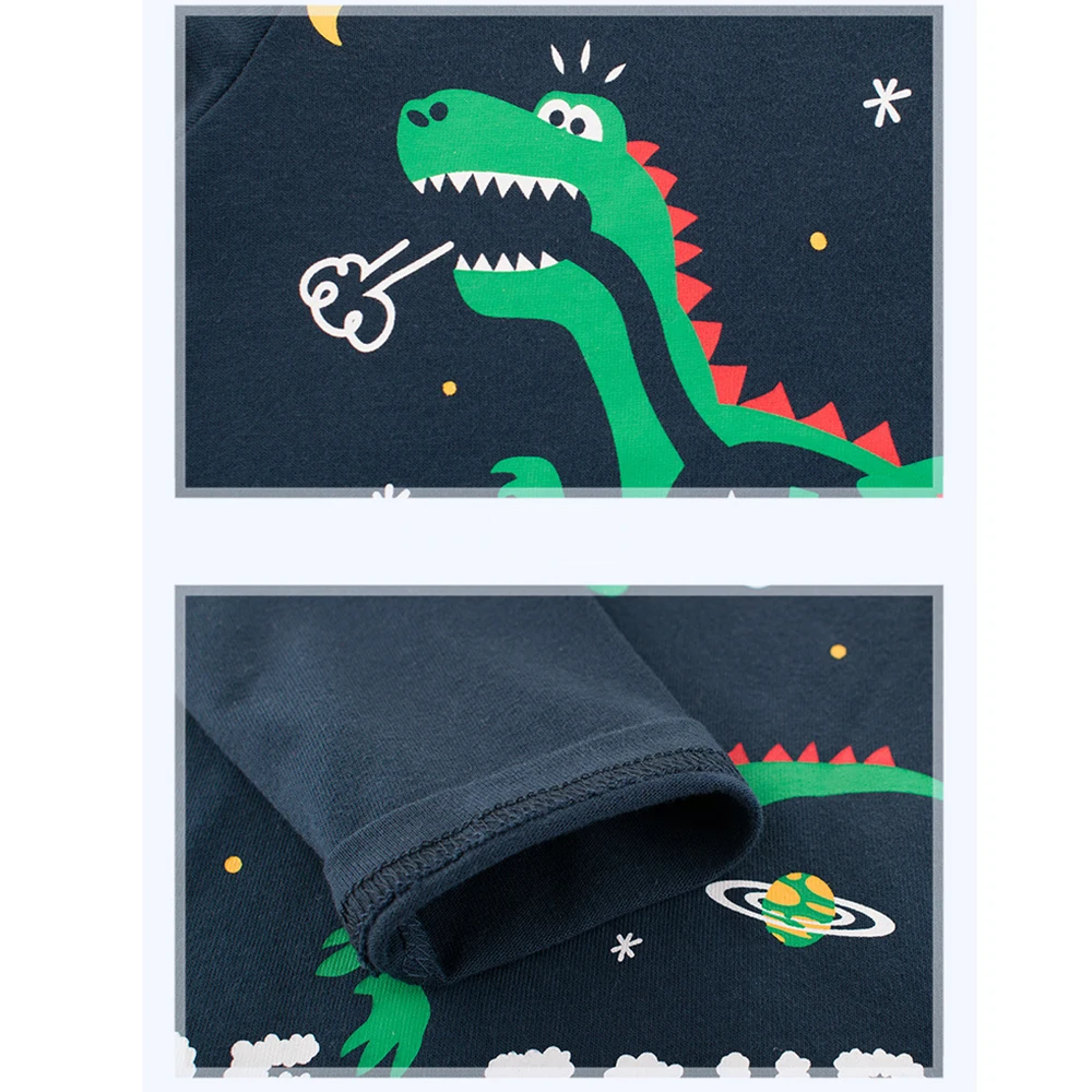 

Long Sleeve Children Cartoon Dinosaur print Cotton Boys T Shirt Kids Autumn KidsTops Children Clothes boys and girls tops shirts