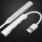 4 в 1 USB 3,0 концентратор адаптер кабель для ноутбука мини док-станция USB концентратор питания разделитель адаптер конвертер Соединительный кабель