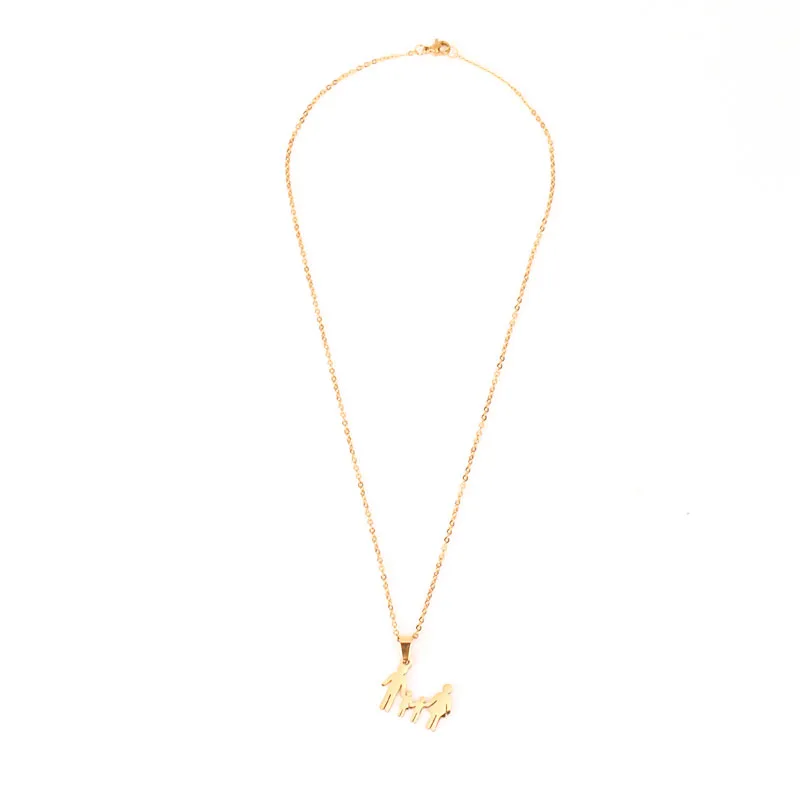 Ожерелье из нержавеющей стали с изображением члена семьи любовной матери дочери