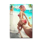 Печать домашний декор в скандинавском стиле японское аниме Tsunade Sakura Hinata сексуальная леди плакат искусство шелковая Картина на холсте для гостиной-010