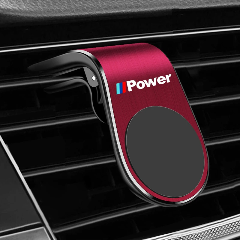Металлический магнитный автомобильный держатель для телефона BMW Power Performance M M3 M5 X1