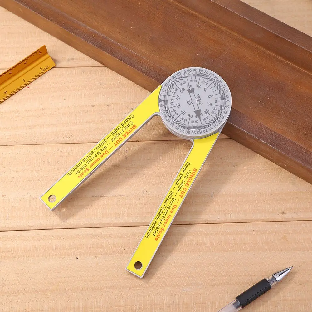 

505p-7 Calibration Miter Saw Protractor Finder Angle Finder Miter Gauge Goniometer Household Angle Finder Arm Measuring Ruler
