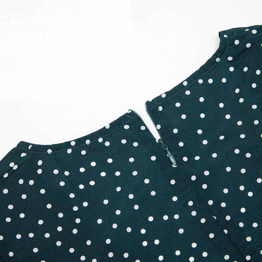 Женский шифоновый комбинезон в горошек с глубоким V-образным вырезом | Женская