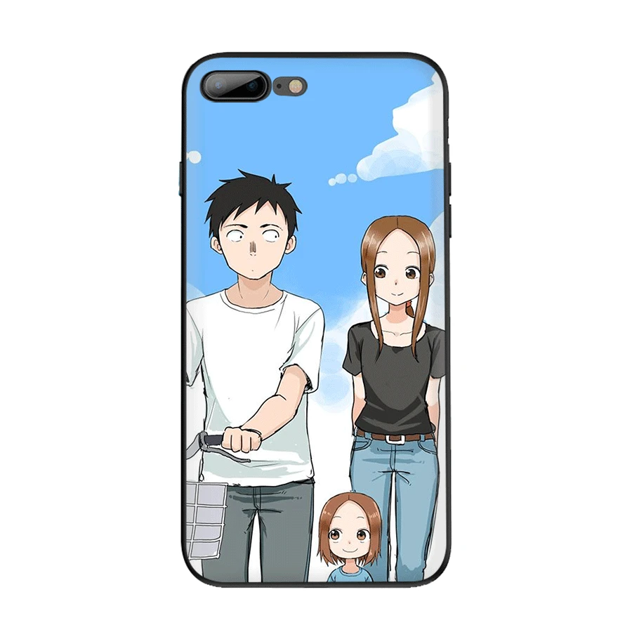 B7 Чехол для мобильного телефона tpu для iPhone 11 Pro XR X XS Max iPhone 7 8 6 6s Plus 5 5S SE чехол Karakai Jozu no Takagi-san - Цвет: B7