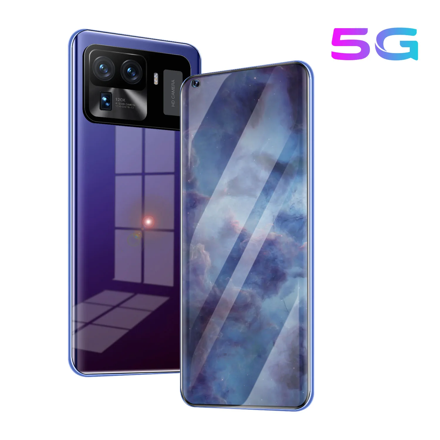 M11 Ultra-Tel&eacute;fono M&oacute;vil Inteligente versi&oacute;n Global, smartphone con 5G, 16GB de RAM, 512GB de ROM, 10 n&uacute;cleos, + 48MP 24MP, Android 10, 6800mAh, identificaci&oacute;n facial-4