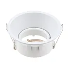 Круглая Встраиваемая потолочная лампа направленного света с вырезом 85 мм, монтажная рама GU10MR16, стандартная осветительная арматура для точечного освещения