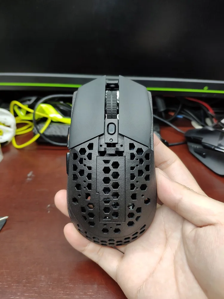 Легкая игровая мышь сделай сам полый корпус чехол с батарейным блоком для FPS