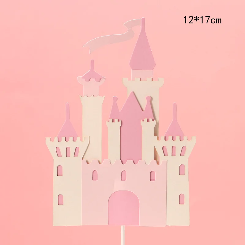 Креативные флаги в виде замка украшение для торта на день рождения свадьбу