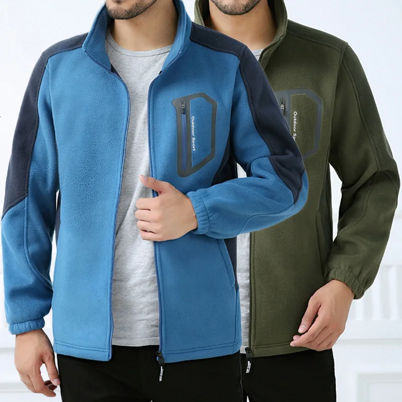 Мужская Флисовая куртка 5XL для активного отдыха рыбалки походов спорта