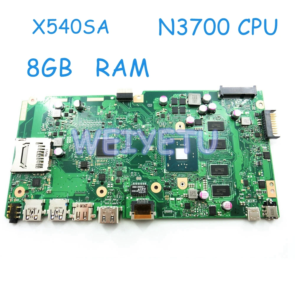 Материнская плата X540SA с процессором N3700 8 ГБ ОЗУ материнская для ноутбука ASUS VivoBook