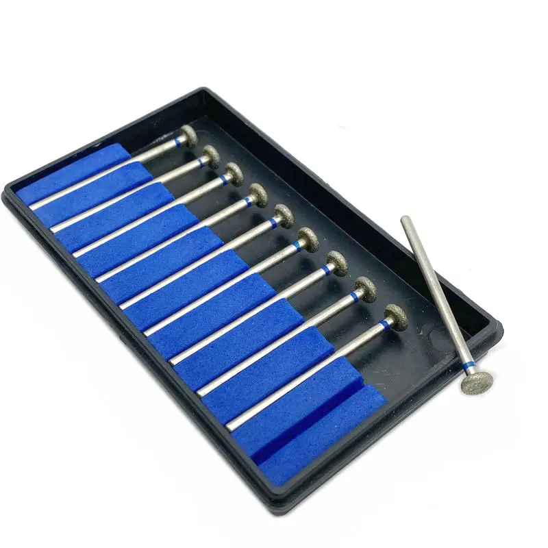 Алмазные шлифовальные насадки для зубных протезов 10 шт. низкоскоростного