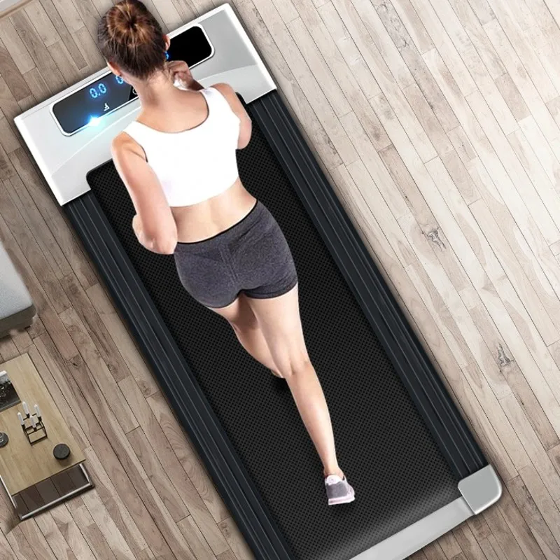 

Portable Household Treadmill Multi-functional Calories Speed Adjustment Distance Smart APP Flat Treadmill Home Sport Equipment