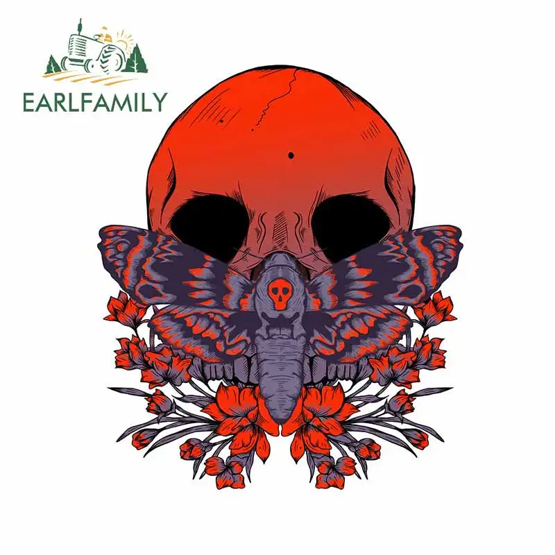 EARLFAMILY 13 см x 11 1 для красной смерти моли фургона Автомобильная наклейка на лобовое