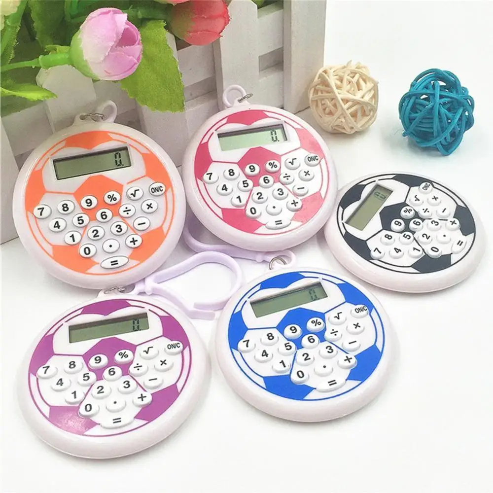 5 цветов мини калькулятор научный портативный милый ЖК дисплей 8 цифровых