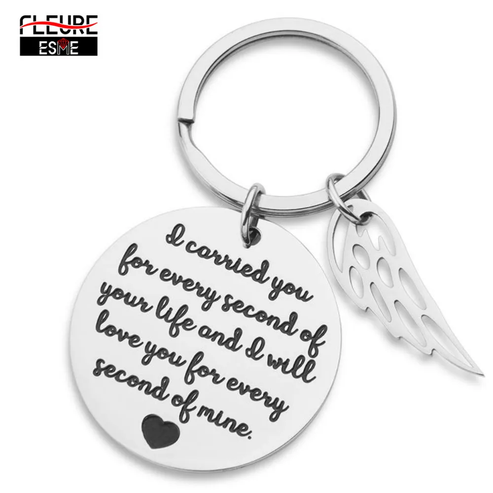 Memorial Gift Remembrance Keychain Loss of Baby Infant Child Miscarriage Keepsake Charm Pedant Jewelry Sympathy Gifts | Украшения и