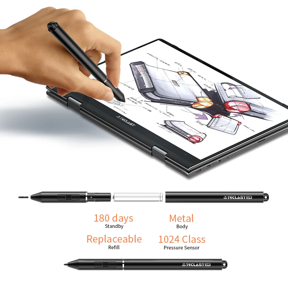 Ноутбук Teclast F5R 11,6 дюймов Win 10 8 Гб DDR4 256 ГБ SSD Intel Gemini Lake N3450 360 градусов шарнир с сенсорным экраном