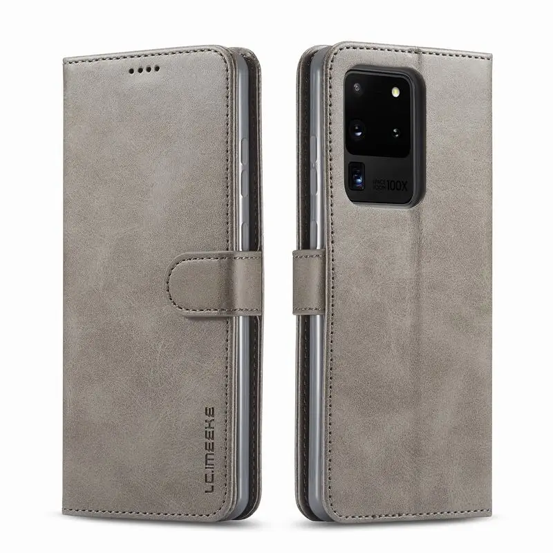 Флип-чехол для Samsung Galaxy S20 Ultra роскошный чехол-бумажник Plus S 20 кожаный чехол-книжка