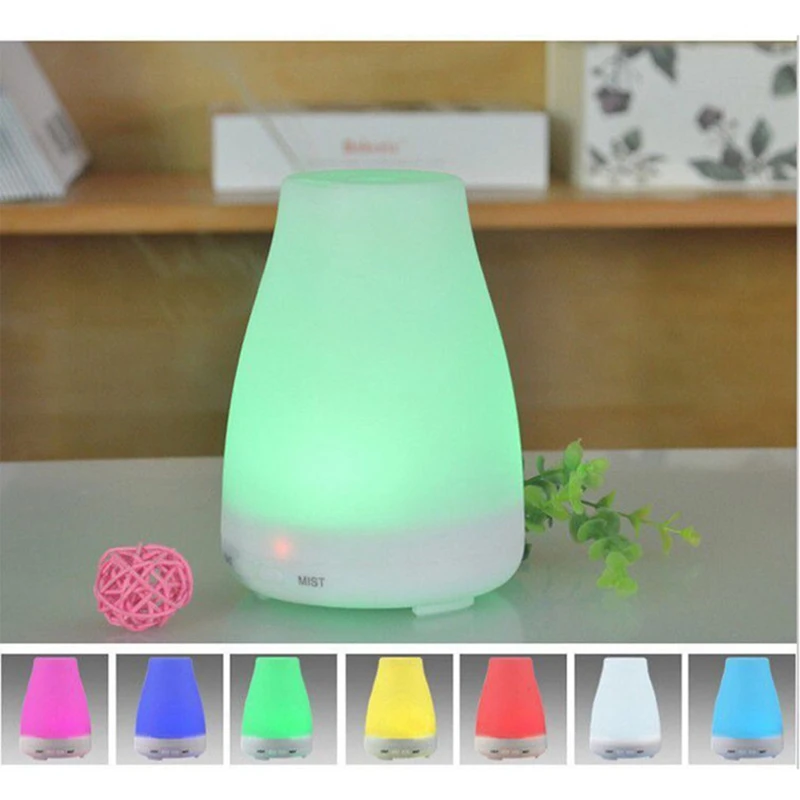 100 мл Электрический Арома диффузор увлажнитель воздуха эфирное масло лампа для