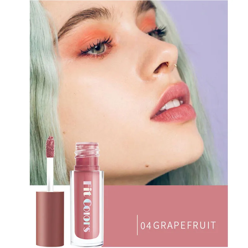 Помада карандаш для губ 4 цветов блеск стойкая увлажняющая косметика набор