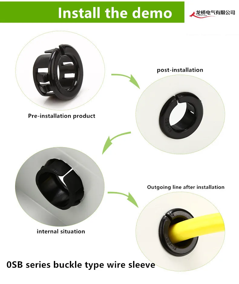 1 открытый защитный провод OSB пластиковая нейлоновая катушка протектор кабеля