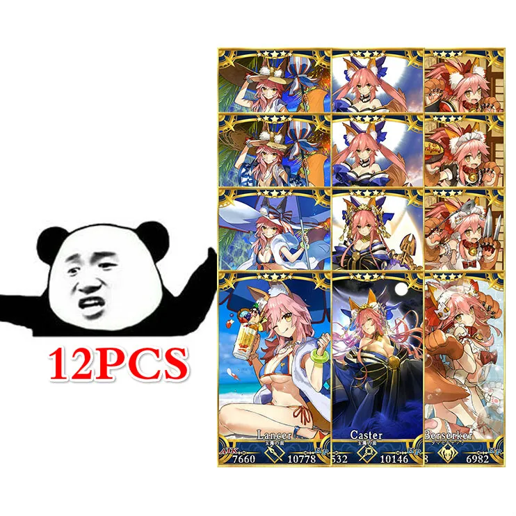 C Fate/Grand Order FGO Игрушки Хобби Коллекционные игры Коллекция аниме-открытки - Цвет: C