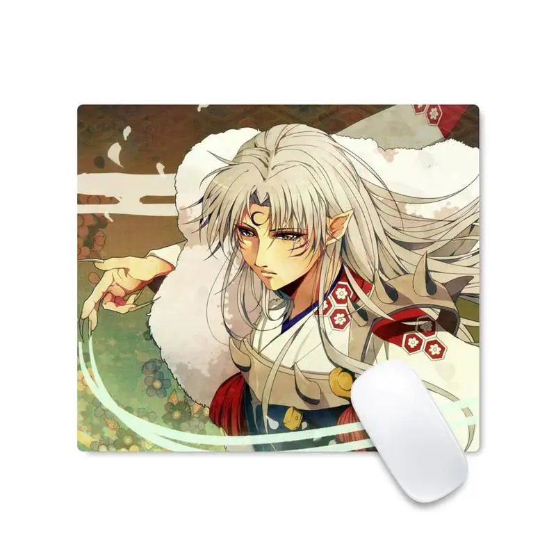 

Anime Inuyasha Gamer Speed Mice Retail Small Rubber Mousepad Desk Table Protect Game Office Work Mouse Mat pad Non Cushion