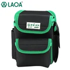 Поясной ремень LAOA 600D для инструментов, многофункциональная двухслойная сумка из ткани Оксфорд для ремонта, сумка для электрика, бытовая с ремнем