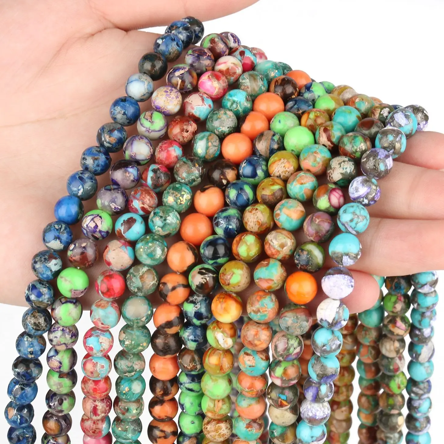 

Яркие морские мерцающие бирюзовые бриллиантовые круглые свободные разделительные бусины фотоаксессуары Размер 8 мм