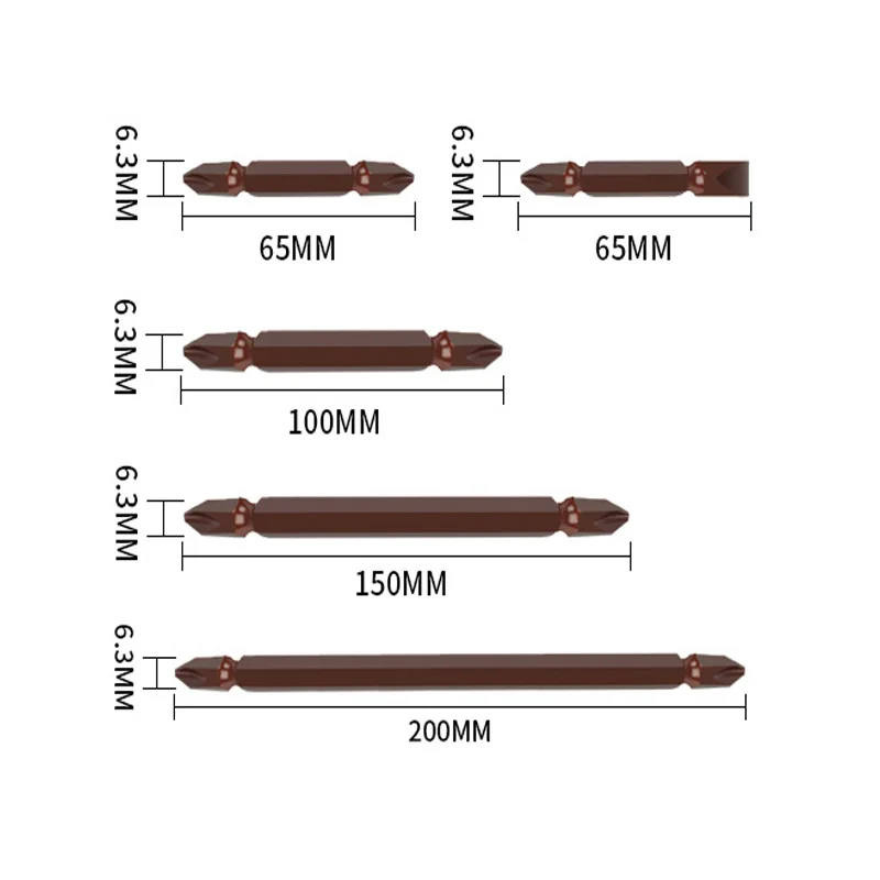 Бесплатная доставка PH2 65 мм профессиональная твердость Магнитная Крестовая